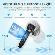 Maxi Trendy Earfun Earbuds Air Life Bluetooth Kulakiçi Kulaklık - Bluetooth 5.4-35 Saate Kadar Kullanım Süresi - Siyah (Earfun Türkiye Garantili)