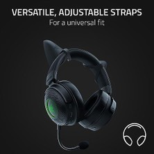 Maxi Trendy Ears V2 - Evrensel Fit Clip-On Ears Kulaklıklar Için (Clip-On Ears, Çok Yönlü, Ayarlanabilir Bantlar, 26 G Hafif Premium Silikon) Siyah