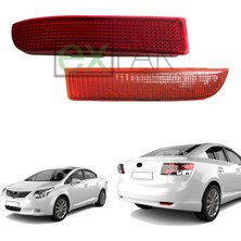Expar Oto Toyota Avensis Arka Tampon Reflektörü Sağ + Sol Takım 2009 -2012 Avensis Arka Kedi Gözü