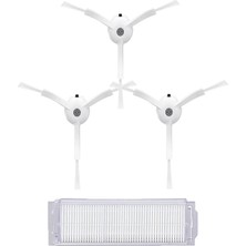 Lin Grup Xiaomi Vacuum Mop 2 Pro (MJST1SHW) Robot Süpürge Uyumlu 4'lü Yedek Parça Seti