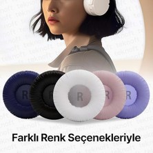 Maxi Trendy Jbl Için Tune 250 450BT 460BT 500 500BT 510BT 520BT 560BT 600BT 600BTNC 660NC Modelleri Ile Uyumlu Yumuşak ve Rahat Kulaklık Pedi ve Kafa Yastığı (Beyaz, Kulaklık Pedi + Kafa Yastığı)