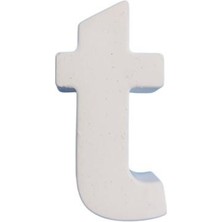 Ehobici Boyanabilir Harf Obje - T - 5x2,5cm