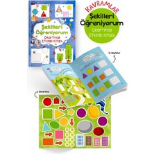 Kavramlar – Şekilleri Öğreniyorum – Çıkartmalı Etkinlik Kitabı - 3 Yaş +