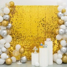 İlk El Grup Altın Gold Renk Fon Perde Dekor