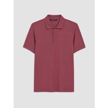 LC Waikiki Lcwaıkıkı Classic Pembe Polo Yaka Erkek Tişört