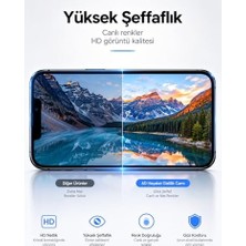 Maxi Trendy Ekran Koruyucu iPhone 14/13 ile Uyumlu, 6d Hayalet Kırılmaz Cam, 9h Sertlik, Temperli Cam, Şeffaf, Parlak Yüzey