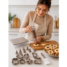 BURADABULDUN Kurabiye Seti - Kurabiye Yapma Kalıpları - Cookie Set 15 Parça