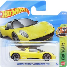 Maxi Trendy Gordon Murray Automotive T.33 Die-Cast Model Araba, Sarı Renk, Exotics Serisi 2/10, 3+ Yaş, 1:64 Ölçek