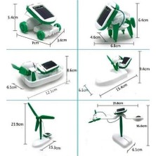 İlk El Grup Güneş Enerjili Robot Oluşturma Seti Solar Kit (6 In 1)