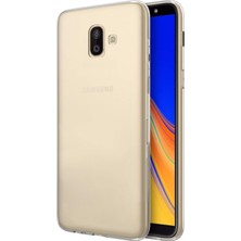 Maxi Trendy Galaxy J6 Plus Için Kılıf Transparent Soft Beyaz [galaxy J6 Plus ile Uyumlu Kılıf - Beyaz]