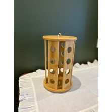 Maxi Trendy Bambu Kapsül Kahve Döner Stand, Bej, 20 x 30 cm