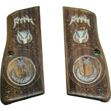 Browning Brownıng 9mm Kabzesi Ahşap Model 16
