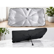Katlanabilir Araç Içi Ön Cam Güneşlik Şemsiye, 135 cm * 75 cm Boyutunda, Uv Korumalı, Isı Önleyici Oto Güneş Koruyucu Universal Tip Bütün Araçlara Uyumludur.