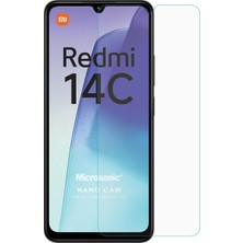 Maxi Trendy Xiaomi Redmi 14C Nano Glass Cam Ekran Koruyucu [redmi 14C ile Uyumlu Ekran Koruyucu - Şeffaf]