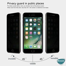 Maxi Trendy Apple iPhone Se 2020 Privacy 5d Gizlilik Filtreli Cam Ekran Koruyucu Siyah