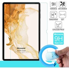 Maxi Trendy Galaxy Tab S9 X710 Nano Glass Cam Ekran Koruyucu [galaxy Tab S9 X710 ile Uyumlu Kılıf - Şeffaf]