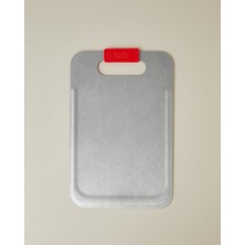 English Home Hecha Master Cut Paslanmaz Çelik Kesme Tahtası 34,5X22,2 cm Kırmızı