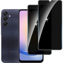 Maxi Trendy Galaxy A25 Privacy (Hayalet) Ekran Koruyucu – 2 Adet - 9h Temperli Cam, Yan Görünme Engelleyici, Tam Kaplama