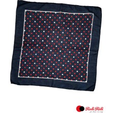 Redi Ridi Fular Bandana Puantiye Lacivert