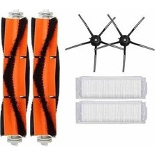 Lin Grup Xiaomi Vacuum Mop 2 Pro (MJST1SHW) Robot Süpürge Uyumlu 6'lı Yedek Parça Seti