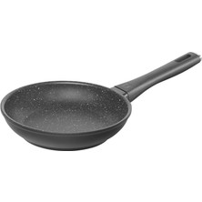 Maxi Trendy Marquina Plus Duraslide Yapışmaz Granit Kaplama Kızartma Tavası, Granit ve Alüminyum, Siyah