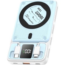 İlk El Grup   M25W 10.000 Mah 20W Pd Magsafe Powerbank - Mavi