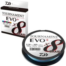 Daiwa Tournament Evo+ 8b Multicolor Ip Misina (300M)