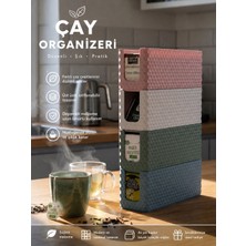 Emas Design Modüler Çay Poşeti Düzenleyici | Istiflenebilir Çay Organizeri | Mutfak Düzenleyici