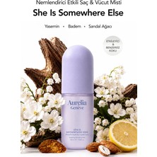 Aurelia Genève Hydrating Hair & Body Mist She Is Somewhere Else - Nemlendirici Etkili Saç & Vücut Misti - Beyaz Çiçekler ve Taze Sandal Ağacı