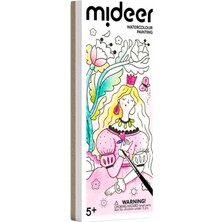Mideer Masal Dünyası Sulu Boya Resim Seti 22 Sayfa 19x8 cm Eğlenceli Renkli Sanat Deneyimi