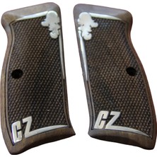 Cz 75  (16\'lı Çek) Kabzesi Ahşap Model 74