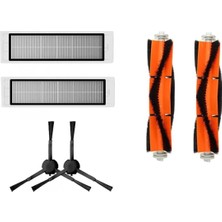 Lin Grup Xiaomi Vacuum Mop 2 Pro+ 3D (STYTJ02ZHM) Robot Süpürge Uyumlu 6'lı Yedek Parça Seti