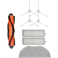 Lin Grup Xiaomi Vacuum Mop 2in1 Essential (Mjstg1) Robot Süpürge Uyumlu 8'li Yedek Parça Seti
