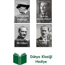Can Yayınları Mustafa Kemal Atatürk 4 Kitap Seti + Dünya Klasiği Hediye
