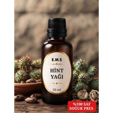 E.M.S 50 ML HİNT YAĞI % 100 SAF SOĞUK PRES DOĞAL HİNT YAĞI.