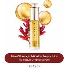 Shayen Paris Collagen Gold Fiber™ Serum 30 ml - Altın İplikli Kolajen Sıkılaştırıcı & Işıltı Veren Yaşlanma Karşıtı Yüz Serumu