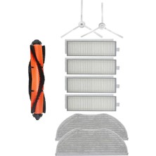 Lin Grup Xiaomi Vacuum Mop 2in1 Essential (Mjstg1) Robot Süpürge Uyumlu 9'lu Yedek Parça Seti