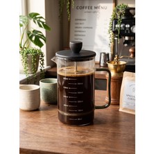 Tohana Bambu Kapaklı 600 ML French Press Ölçü Kabı