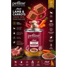 Petline Gold Opti Quattro Nutrition™ Adult Lamb & Carrots Crème Pâté Yetişkin Kedi Konservesi 395 gr