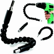 Hereveoyuncak Matkap Ucu - Bükülebilir Oynar Vidalama Bitss Uzatma Aparatı 30CM - Komple Set