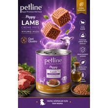 Petline Gelişim Destekleyici Puppy Lamb Crème Pâté Kuzulu Yavru Köpek Konservesi 395 gr