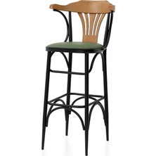 Limni Home Limnihome Hermes Ahşap & Metal Bar Sandalyesi