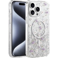 ENCO Mey Ithalat®   iPhone 14 Pro Max Misk Simli Magsafe Kapak - Desen 2