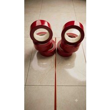 Makro Renkli Hotmelt Koli Bandı Kırmızı 45MM×100 Metre 6'lı