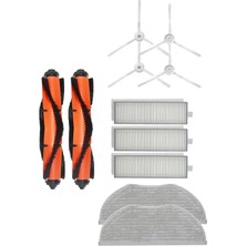 Lin Grup Xiaomi Vacuum Mop 2in1 Essential (Mjstg1) Robot Süpürge Uyumlu 11'li Yedek Parça Seti
