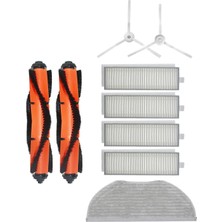 Lin Grup Xiaomi Vacuum Mop 2in1 Essential (Mjstg1) Robot Süpürge Uyumlu 9'lu Yedek Parça Seti