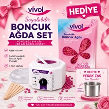 Vivol 2 Yıl Garantili Isıtıcı Makine Hediye Pudralı Boncuk Ağda 4 Spatula