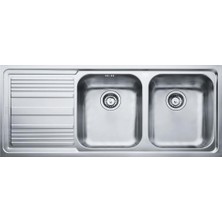 Franke Llx 621 Sol Damlalıklı 116 cm Çelik  Evye