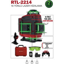 RTL-2214 Retools Bordo 16 Yönlü Lazer
