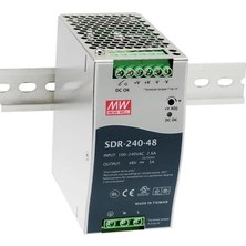 Mean Well MEANWELL SDR-240-48 48V 5.0A Ray Tipi Güç Kaynağı